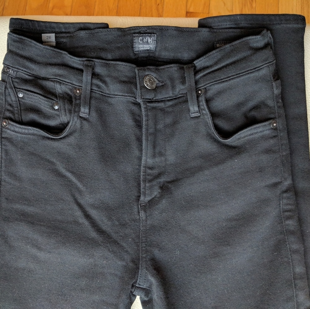 Citizen of Humanity Rocket Crop All Black